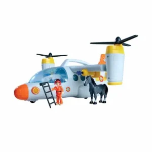 Simba Dickie Avions Radiocommandés<Avion De Sauvetage Et Figurines Sam Le Pompier