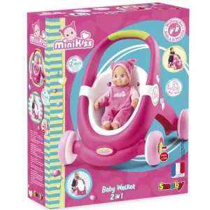 Smoby Poussettes Poupons<Baby Walker Porteur Poussette Minikiss Poupon