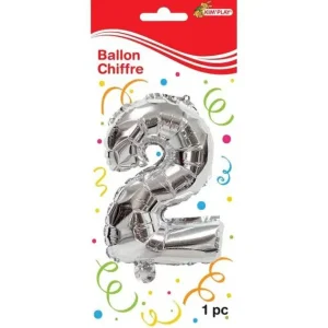 Kim Play Anniversaire<Ballon Metal Chiffre 2