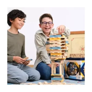 Kapla Planchettes Et Construction En Bois<Baril 120 Planchettes Bleu/Jaune/Vert