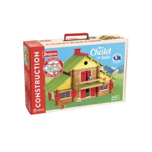 Jeujura Planchettes Et Construction En Bois<Chalet En Bois 240 Pieces Avec 3 Personnages