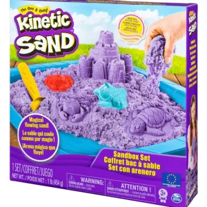 Spin Master Mosaïque, Sable Et Paillettes<Kinetic Sand - Coffret Chateau Et Son Bac - Sable Magique A Modeler