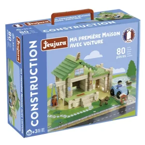 Jeujura Planchettes Et Construction En Bois<Ma Premiere Maison En Bois 80 Pieces