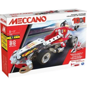 Meccano Meccano, Engrenages< - Voiture De Course 10 Modeles