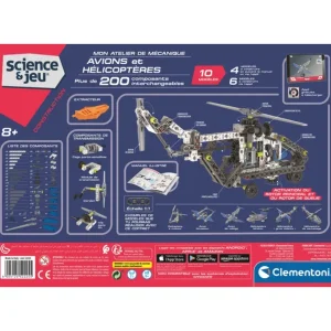 Clementoni Meccano, Engrenages<Mon Atelier De Mecanique-Avions Et Helicopteres
