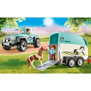 Playmobil Playmobil<70511 - Country - Voiture Et Van Pour Poney