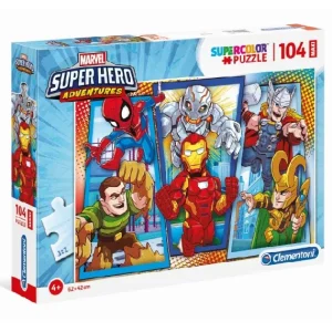 Clementoni Puzzles Enfants De 50 À 249 Pièces<2 Puzzles 104 Pcs, Marvel Avengers -