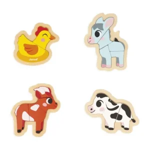 Janod Puzzles Bois<Puzzles Evolutifs Animaux De La Ferme