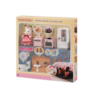 Sylvanian Families Mondes Imaginaires< - 5449 - Set Ameublement Cosy Cottage Et Maman Lapin Chocolat