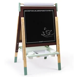 Janod Tableaux, Ardoises<Tableau Reglable En Bois Ardoise Et Magnetique - Marron
