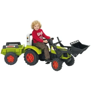 Falk Tracteurs À Pédales<Tractopelle Claas Et Remorque