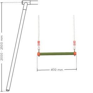 Soulet Balancoires Et Portiques<Trapeze En Metal Pour Portique